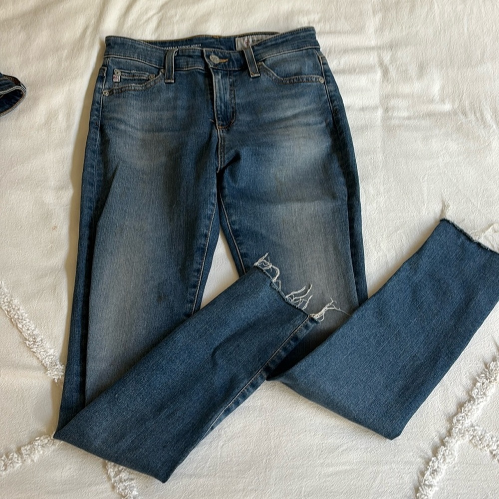 AG The Farrah Skinny Ankle High Rise Jean
